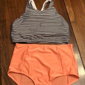 5 for $25 NWOT racer back high waisted swimsuit